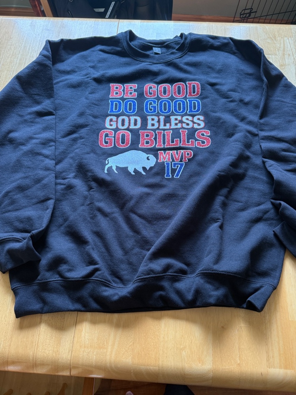 Buffalo Bills - Be Good Do Good God Bless Go Bills Crewneck Sweatshirt